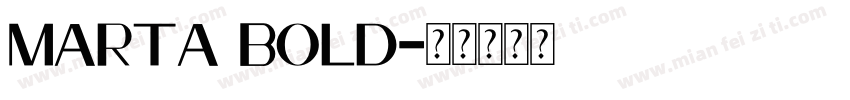 Marta Bold字体转换